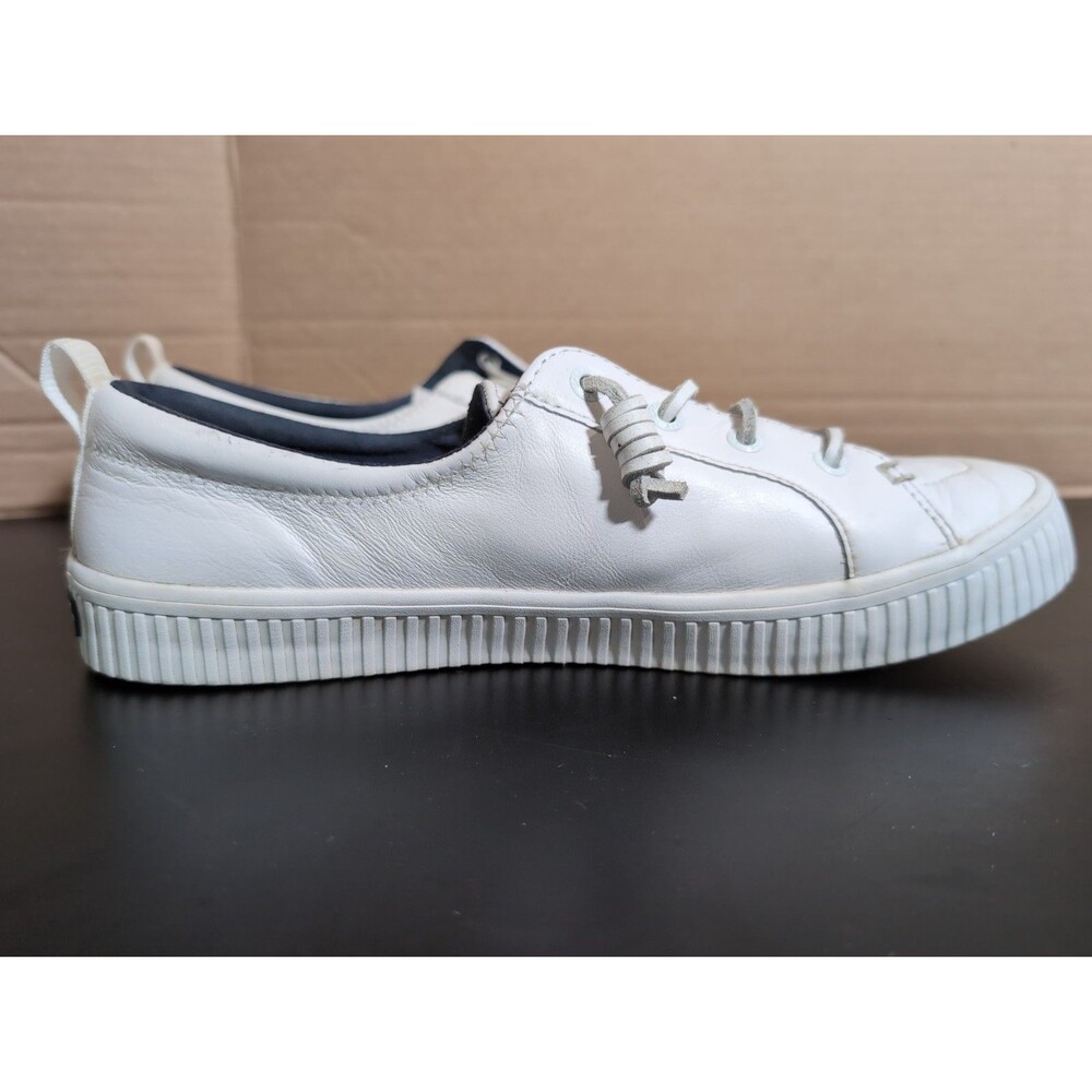 SPERRY CREST VIBE CASUAL LEATHER SHOES SNEAKERS WOMENS SIZE 9M  VGC - Picture 6 of 11